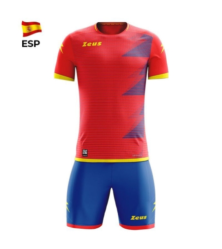 Детски Спортен Екип ZEUS Kit Mundial ESP Rosso/Giallo
