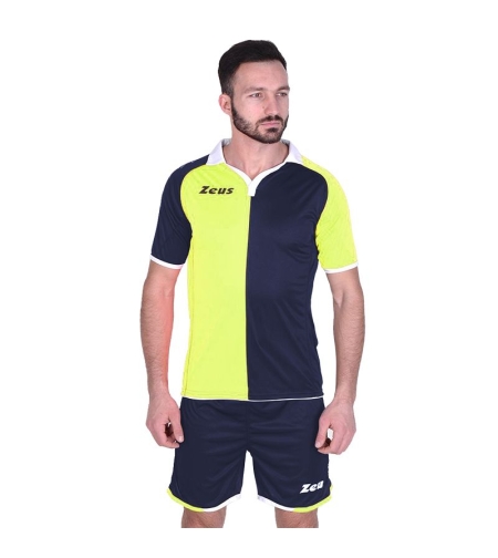 Футболен Екип ZEUS Kit Gryfon Giallo Fluo/Blu