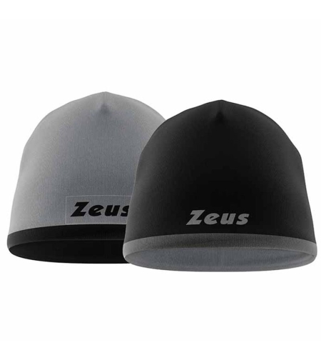 Двулицева Зимна Шапка ZEUS Reversible Zuccotto Bikolor Grigio/Nero