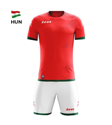 Детски Спортен Екип ZEUS Kit Mundial HUN Rosso/Bianco