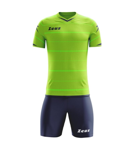 Детски Спортен Екип ZEUS Kit Omega Verde Fluo/Blu