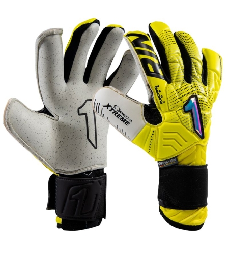 Вратарски Ръкавици RINAT Egotiko Stellar Alpha Yellow/Black