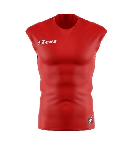 Мъжки Спортен Термо Потник ZEUS Maglia Fisiko Smanicata Rosso