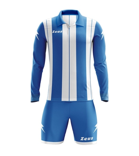 Детски Футболен Екип ZEUS Kit Pitagora Royal/Bianco