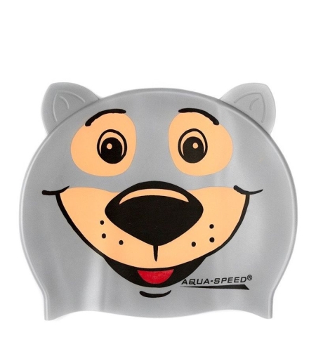 Шапка За Плуване AQUA SPEED Swim Cap Zoo Bear