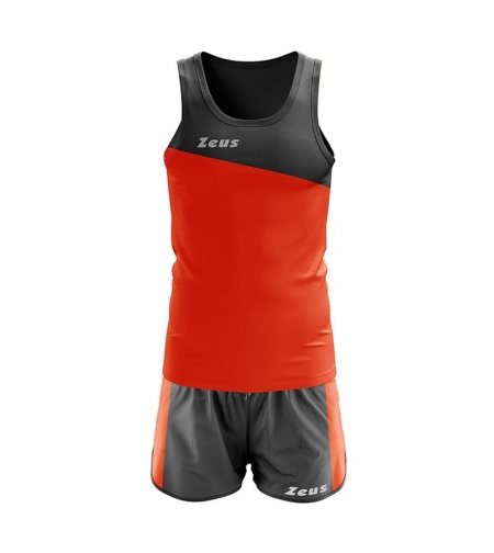 Екип За Бягане ZEUS Kit Robert Grigio/Arancio