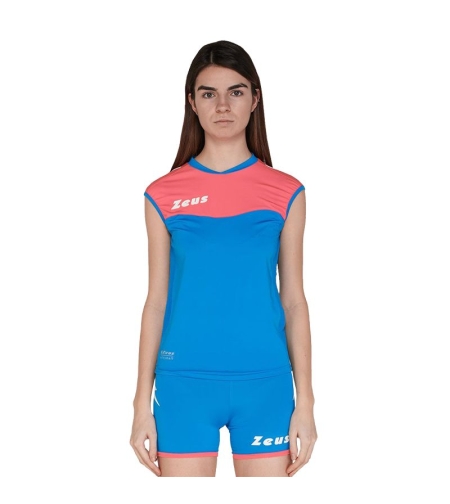 Волейболен Екип ZEUS Kit Volley Sara Slim Fit Light Royal/Pink fluo