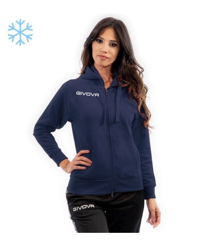 Дамски Суичър GIVOVA Felpa King Fullzip 0004
