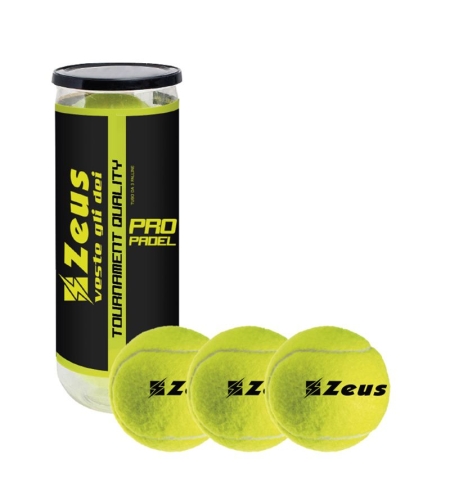 Топки За Падел ZEUS Palline Pro Padel 3 PZ Giallo Fluo