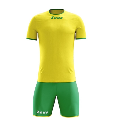 Детски Футболен Екип ZEUS Kit Sticker Giallo/Verde
