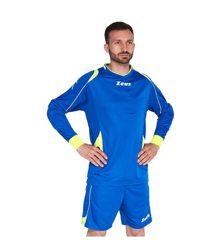 Вратарски Екип ZEUS Kit Gk Paros Electric Royal/Giallo fluo