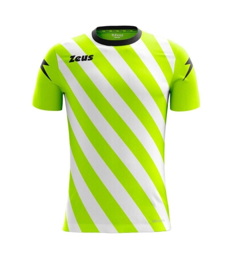 Детска Тениска ZEUS Shirt Zip Giallo Fluo/Bianco