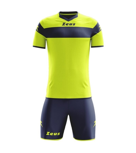 Детски Футболен Екип ZEUS Kit Apollo Giallo Fluo/Blu