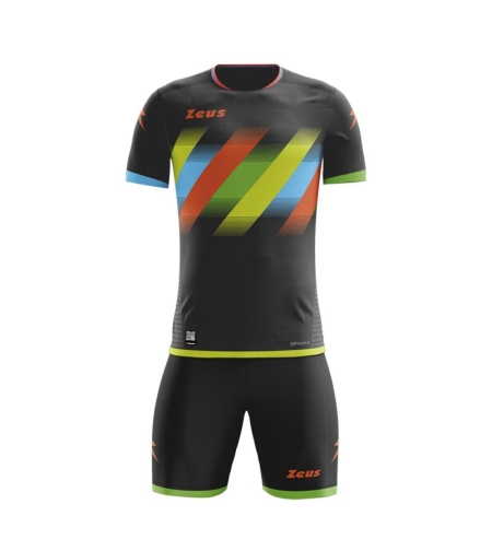 Футболен Екип ZEUS Kit Icon Nero/Arancio Fluo