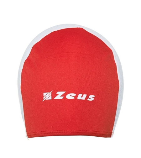 Шапка За Плуване ZEUS Cuffia Nuoto Eko Rosso/Bianco