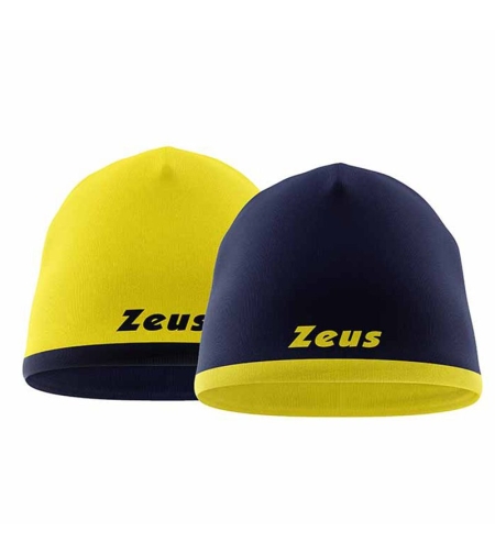 Двулицева Зимна Шапка ZEUS Reversible Zuccotto Bikolor Giallo/Blu