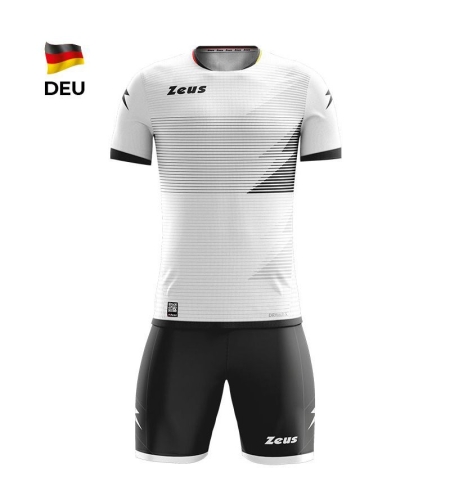Детски Спортен Екип ZEUS Kit Mundial DEU Bianco/Nero