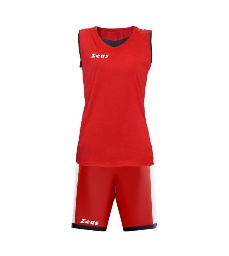 Баскетболен Екип ZEUS Kit Flora Woman Rosso