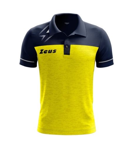 Мъжка Тениска ZEUS Polo Bikolor Giallo/Blu