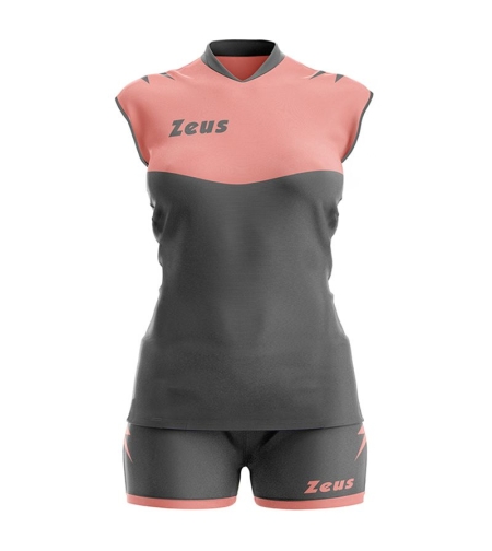 Волейболен Екип ZEUS Kit Volley Sara Slim Fit Dark Grey/Rosa Corallo