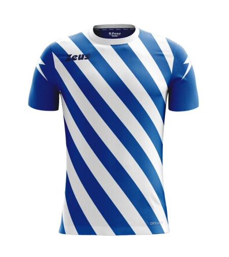 Детска Тениска ZEUS Shirt Zip Royal/Bianco