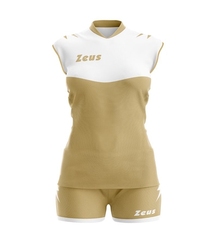 Волейболен Екип ZEUS Kit Volley Sara Slim Fit Bianco/Gold