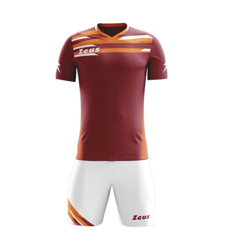 Детски Спортен Екип ZEUS Kit Itaca Uomo Granata/Arancio