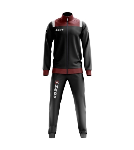 Детски Анцуг ZEUS Tuta Vesuvio Winter Nero/Granata