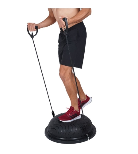 Босу Топка За Баланс с Ластици ZEUS Bosu Ball