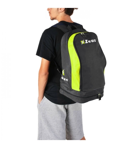 Раница ZEUS Zaino Ulysse 33x30x52 cm Giallo fluo/Darkgrey