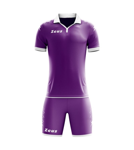 Детски Футболен Екип ZEUS Kit Scorpion Viola/Bianco