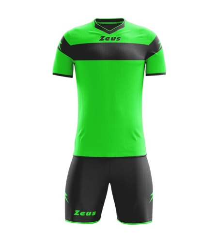 Детски Футболен Екип ZEUS Kit Apollo Verde Fluo/Nero