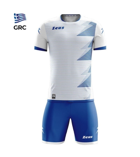 Детски Спортен Екип ZEUS Kit Mundial GRC Bianco/Royal
