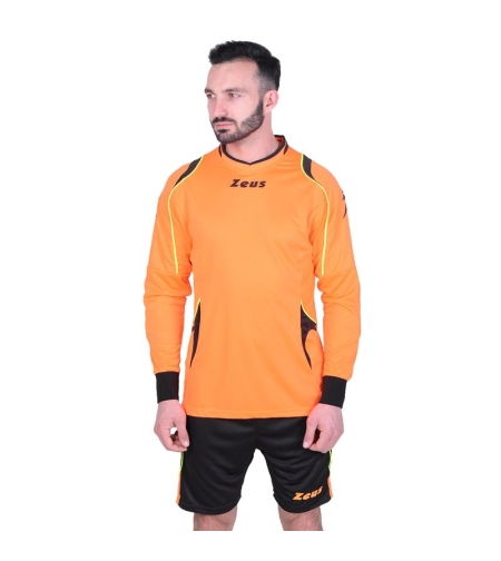 Вратарски Екип ZEUS Kit Gk Paros Arancio fluo/Nero