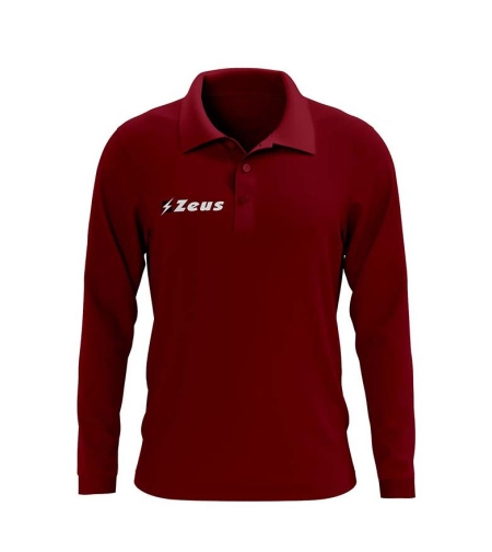 Детска Блуза ZEUS Polo Basic ML Granata