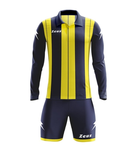 Детски Футболен Екип ZEUS Kit Pitagora Blu/Giallo