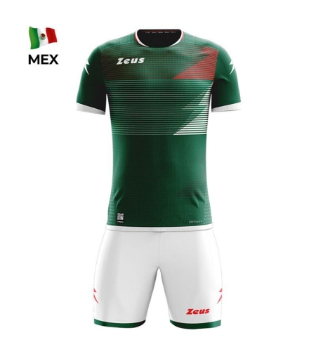Детски Спортен Екип ZEUS Kit Mundial MEX Verde/Bianco