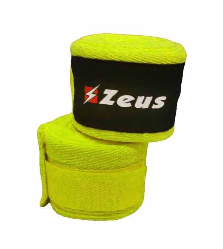 Бинтове За Бокс  ZEUS Bendaggio 3.5m Giallo Fluo