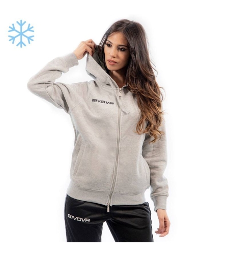 Дамски Суичър GIVOVA Felpa King Fullzip 0043