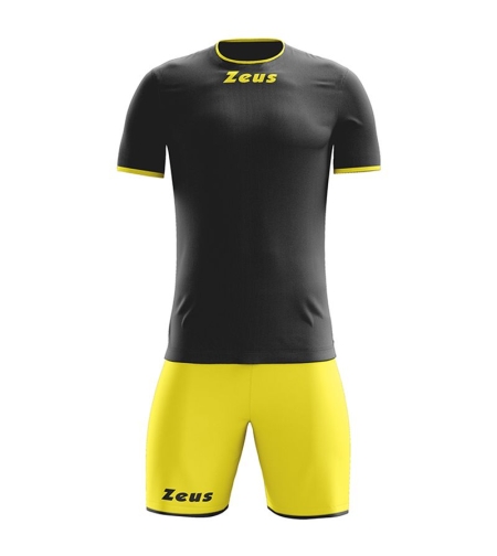 Детски Футболен Екип ZEUS Kit Sticker Nero/Giallo