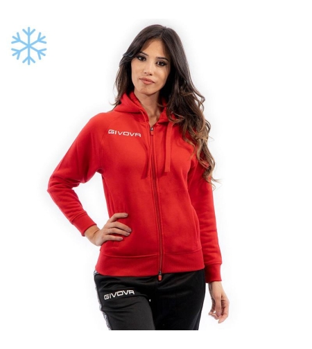 Дамски Суичър GIVOVA Felpa King Fullzip 0012