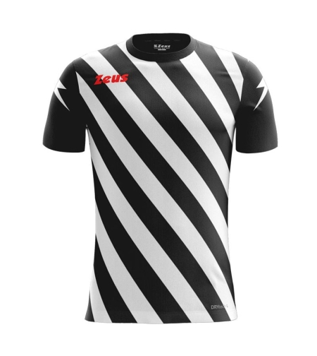 Детска Тениска ZEUS Shirt Zip Nero/Bianco