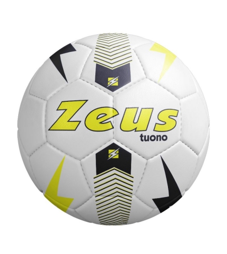Футболна Топка ZEUS Pallone Tuono Bianco/Giallo Fluo