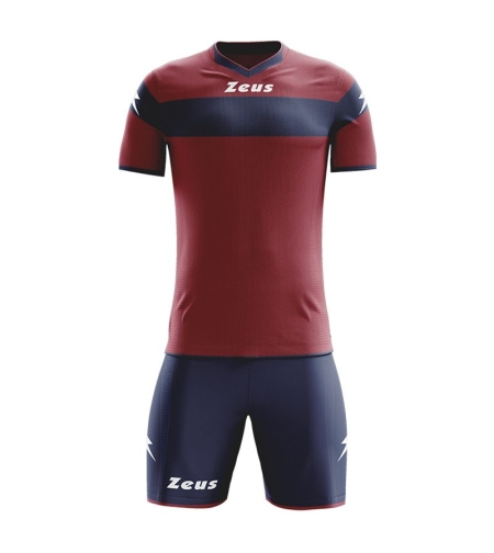Детски Футболен Екип ZEUS Kit Apollo Granata/Blu
