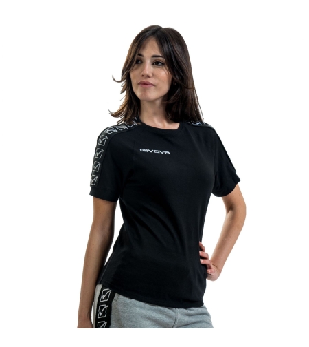 Дамска Тениска GIVOVA T-Shirt Cotton Band 0010