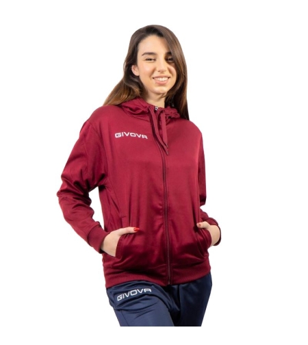 Дамски Суичър GIVOVA Felpa (Full Zip) 500 0008