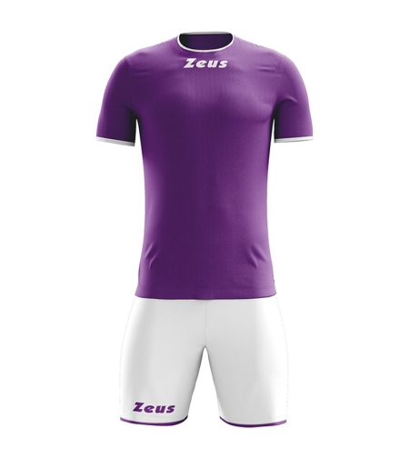Детски Футболен Екип ZEUS Kit Sticker Viola/Bianco