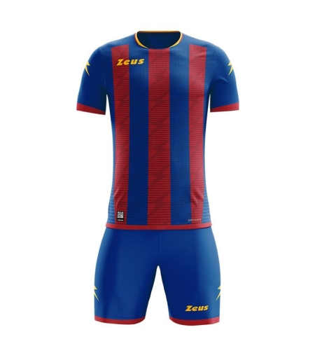 Детски Футболен Екип ZEUS Kit Icon Barcelona Royal/Granata