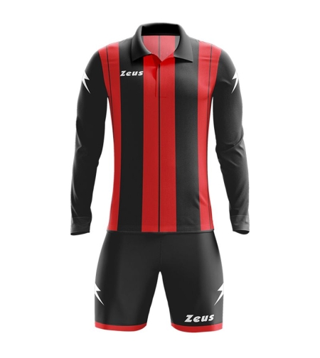 Детски Футболен Екип ZEUS Kit Pitagora Nero/Rosso