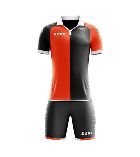 Детски Футболен Екип ZEUS Kit Gryfon Arancio Fluo/Nero